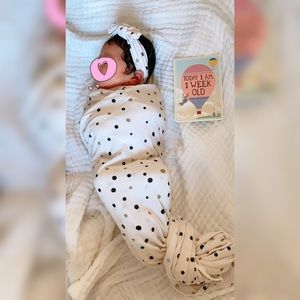 Posh peanut swaddle